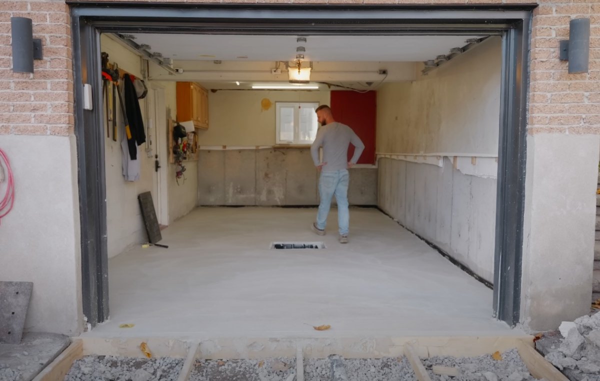 Mateo final garage floor done