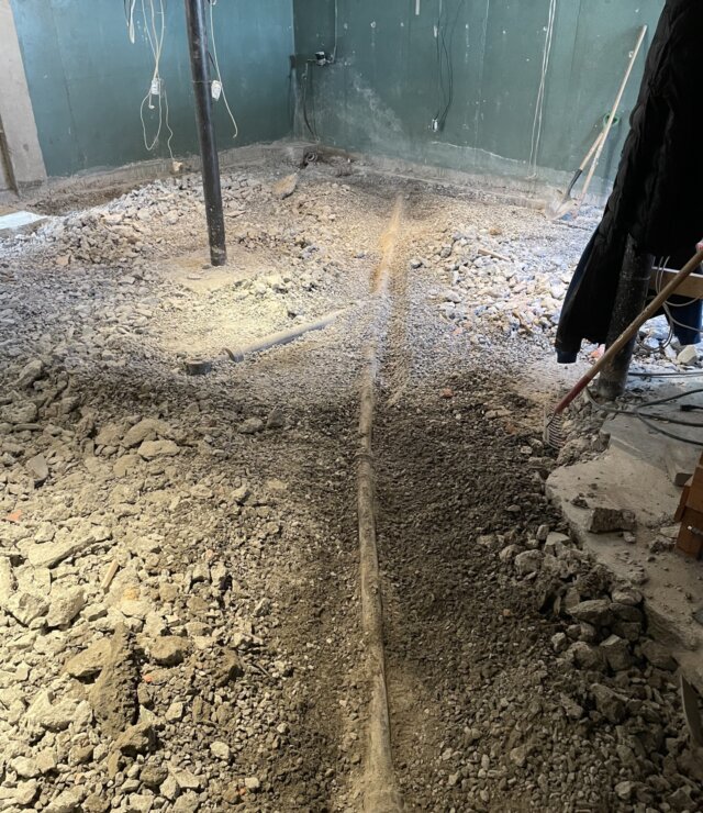 Basement floor 33 break concrete copy