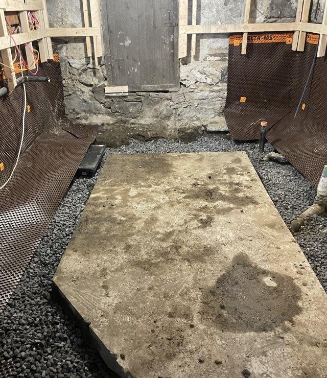 French drain interior 00011