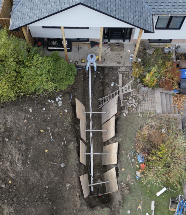 Mateo house top view