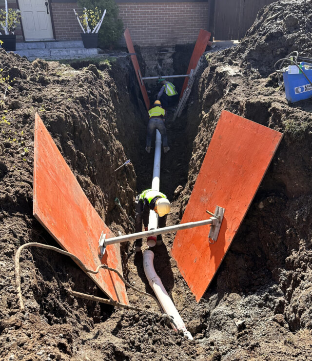 Water sewage pipe change solage solide pierrefond 00003