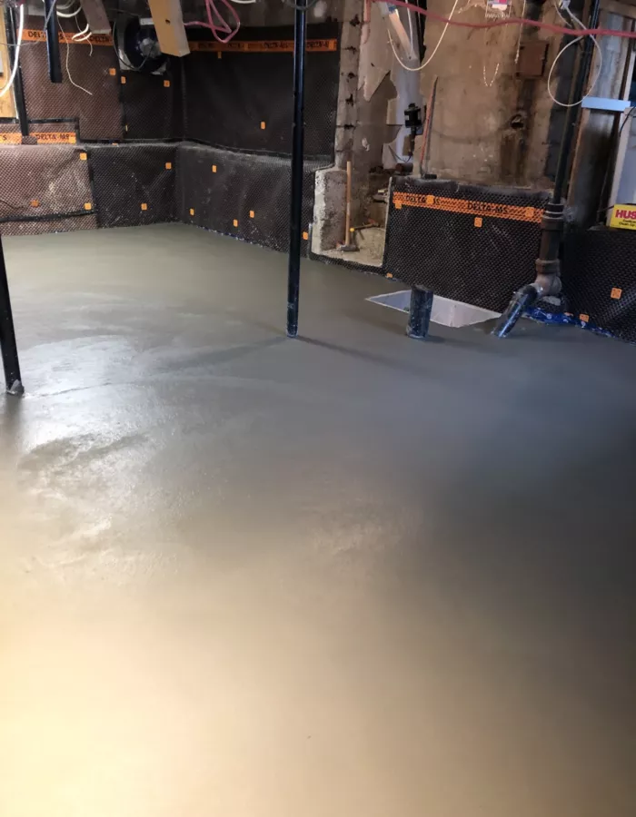 Ali basement slab concrete replacement Pointe-Claire ArboMTL